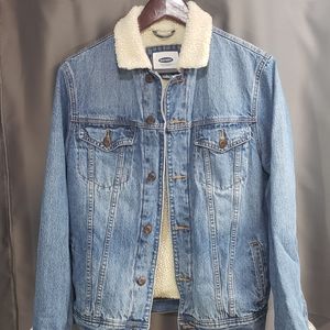 Old navy sherpa denim